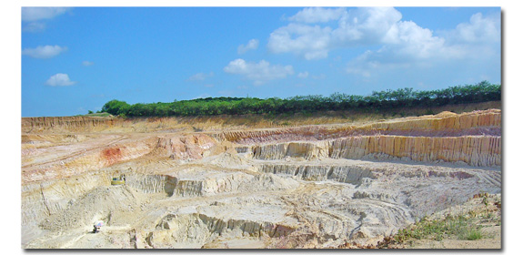 廣西合浦縣-高嶺土探明儲量達(dá)1.8億噸，